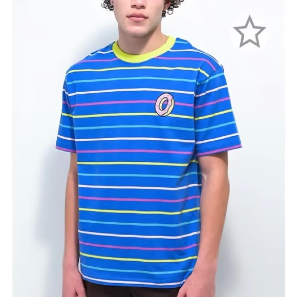 Odd Future Other - Odd Future OF Blue Striped T-Shirt